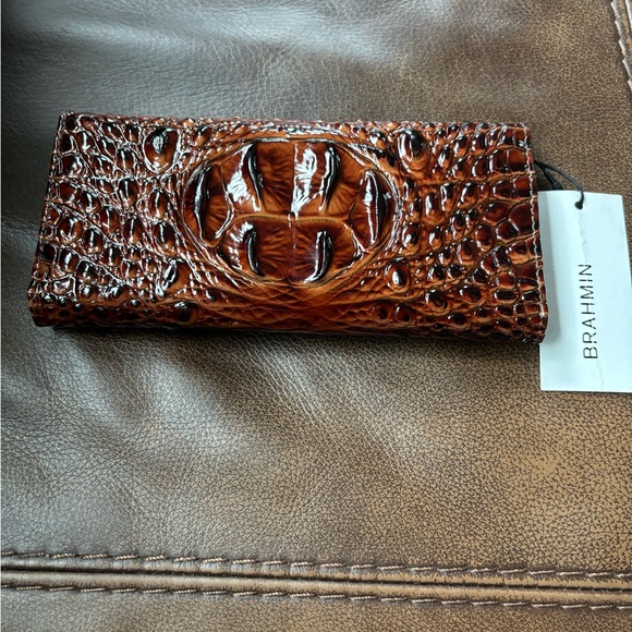 Brahmin Veronica Pecan Melbourne Wallet NWOT - Picture 2 of 4